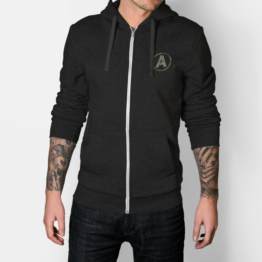 Mens Zip Hooded Sweatshirt