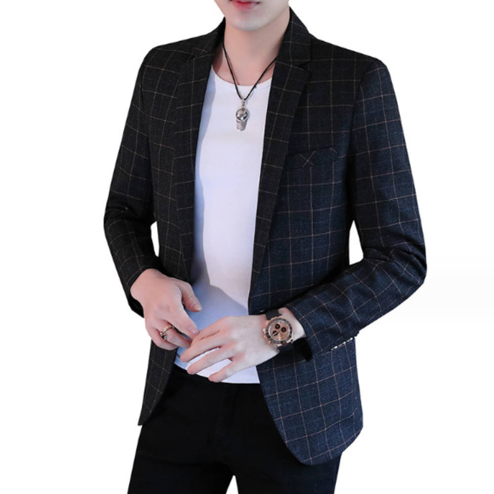 Mens Plaid Blazer