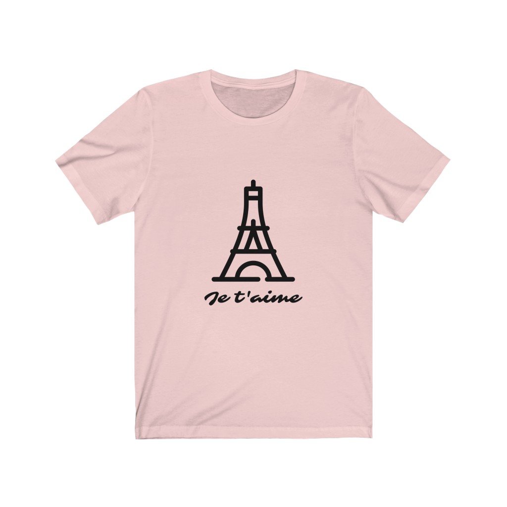 Womens Je T'aime Statement Cotton T-Shirt