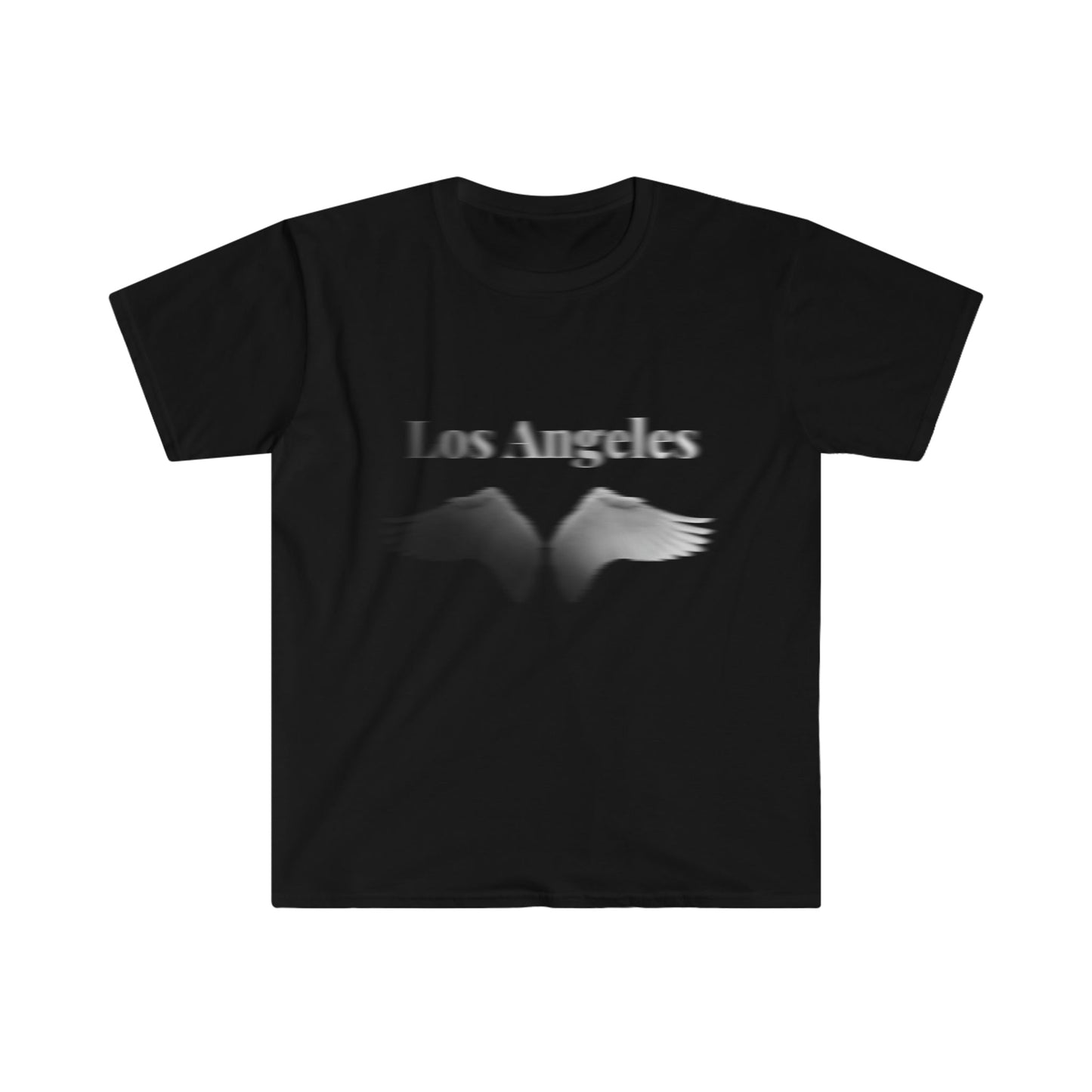 Los Angeles Faded Angel Wings Logo T-Shirt