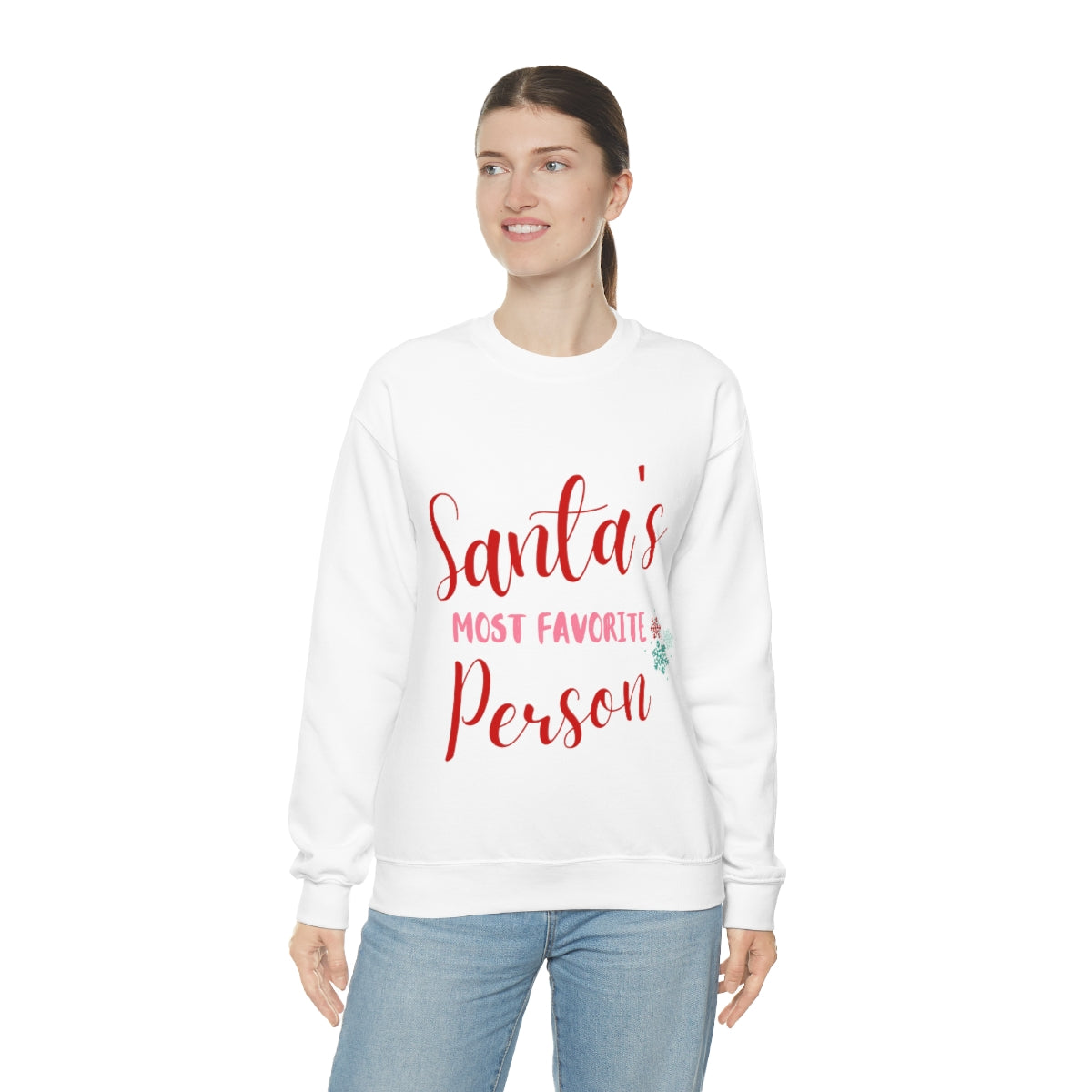 Womens Santa's Favorite Sweatshirt