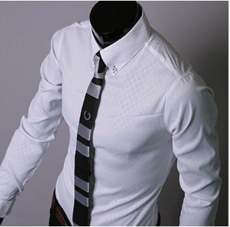 Mens Button Down Shirt with Plaid Designs - AmtifyDirect