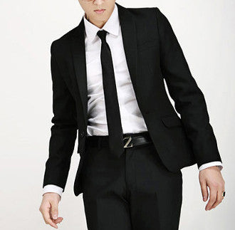 Mens Single Button Trendy Blazer