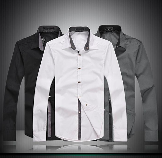 Mens Button Down Shirt with Button Details - AmtifyDirect