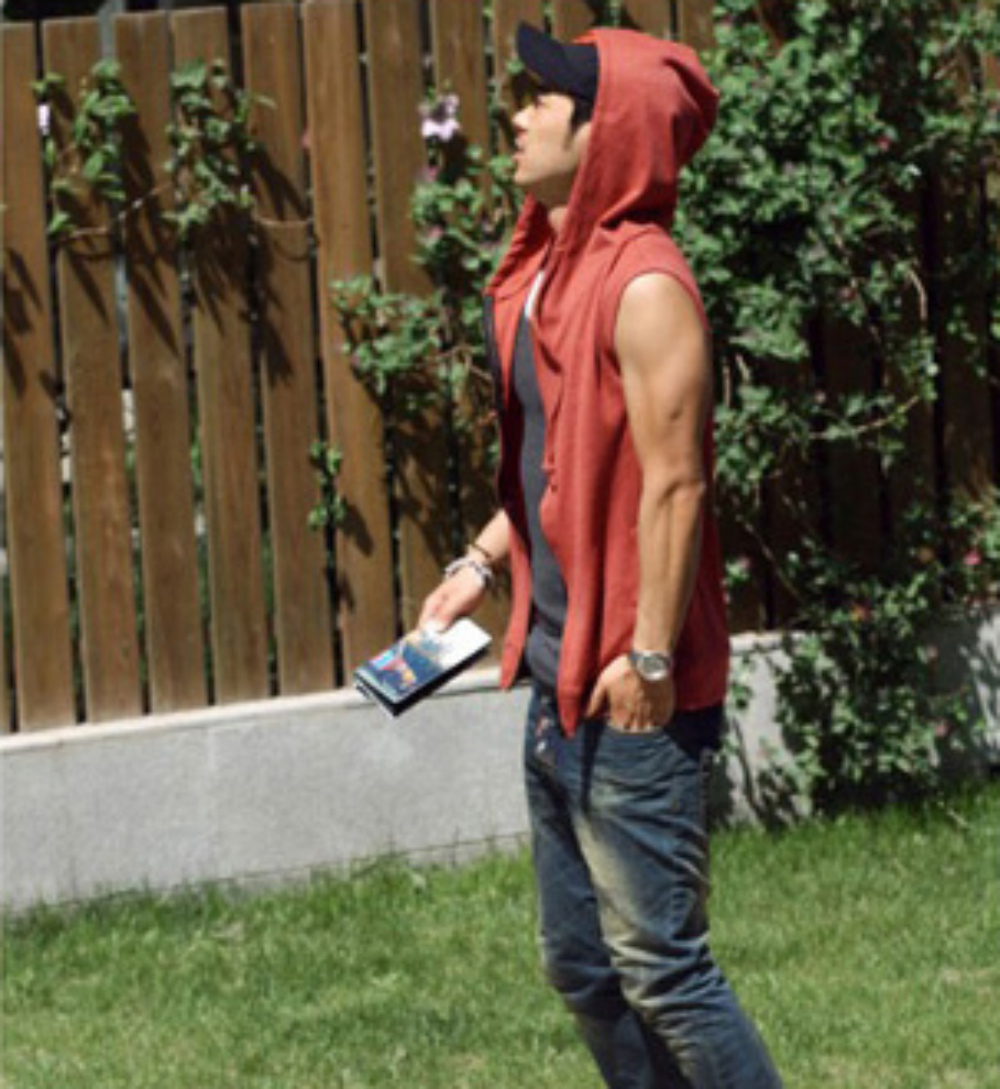 Mens Sporty Sleeveless Zipper Hoodie