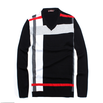 Mens Multi Stripe Sweater - AmtifyDirect