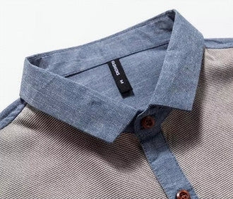 Mens Long Sleeve Denim Shirt - AmtifyDirect