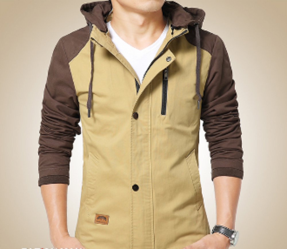 Mens Hooded Zip Up Jacket - AmtifyDirect