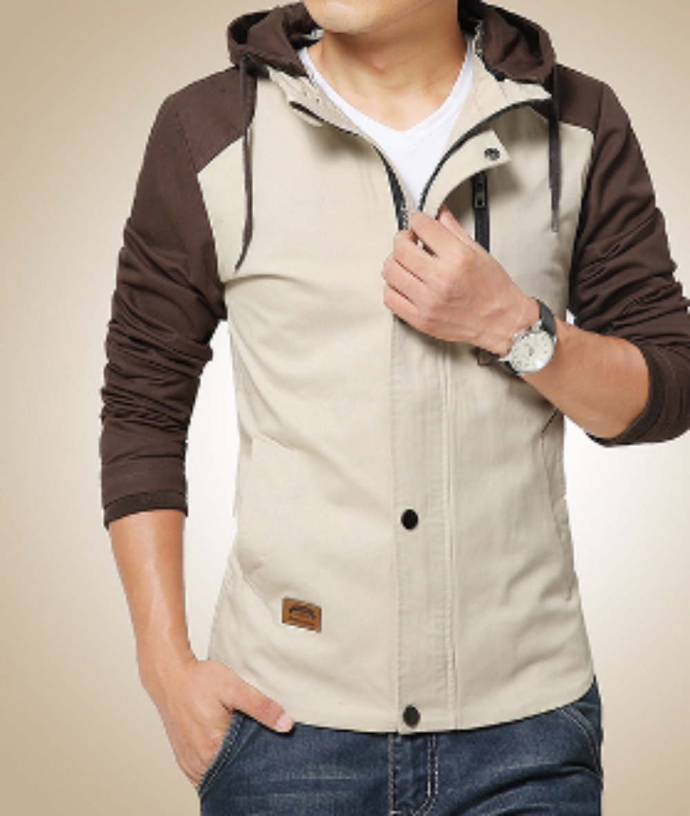 Mens Hooded Zip Up Jacket - AmtifyDirect