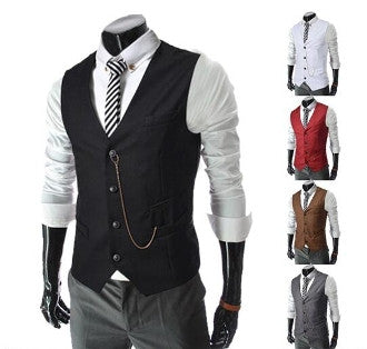 Mens Vest with Chain