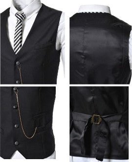 Mens Vest with Chain