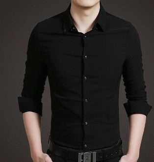 Mens Slim Fit Button Down Shirt