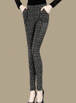 Womens Plaid Legging Pants