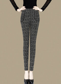 Womens Plaid Legging Pants