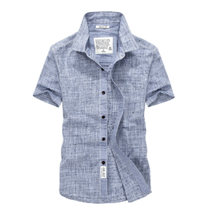 Mens Short Sleeved Oxford Shirt