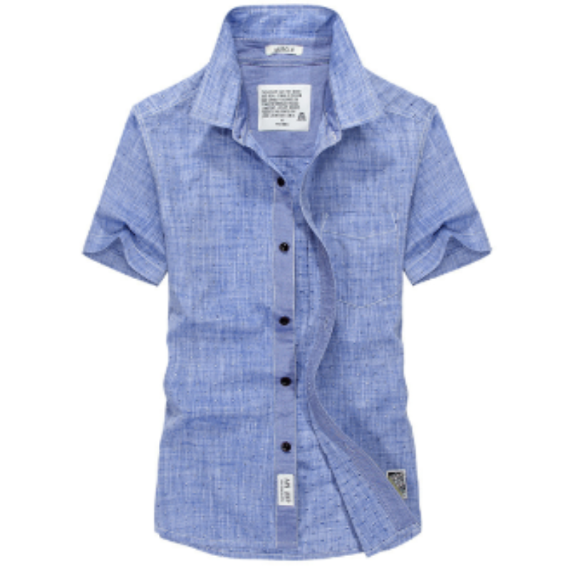 Mens Short Sleeved Oxford Shirt