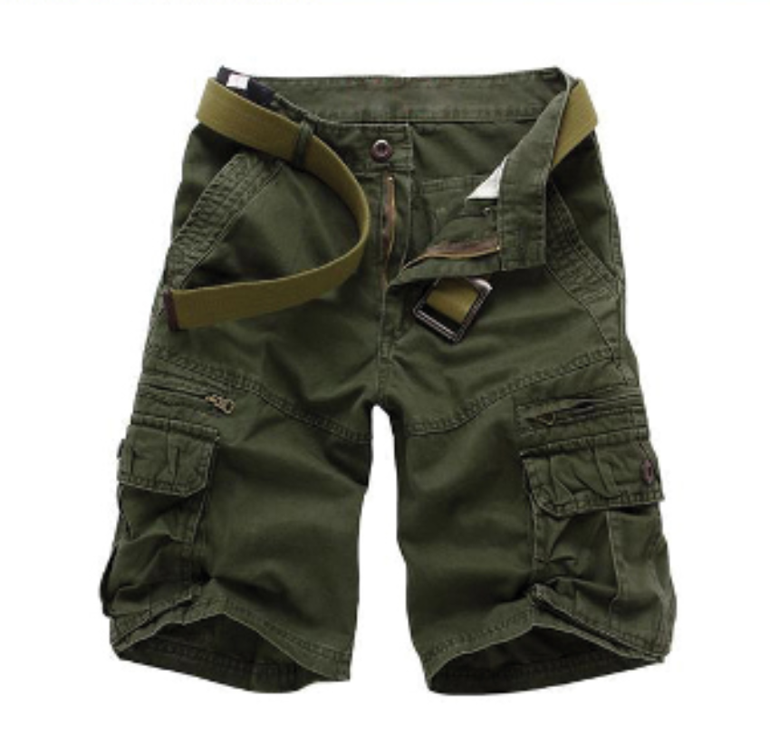 Mens Classic Cotton Cargo Shorts - AmtifyDirect