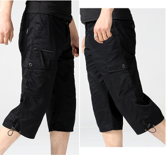 Mens Belted Cargo Shorts - AmtifyDirect