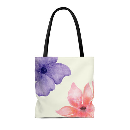Fresh Blooms Print Beach & Shopping Tote Bag