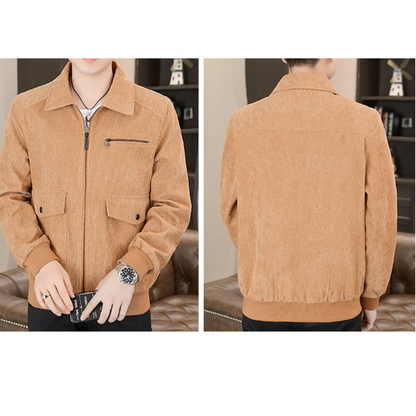 Mens Corduroy Jacket with Front Pockets