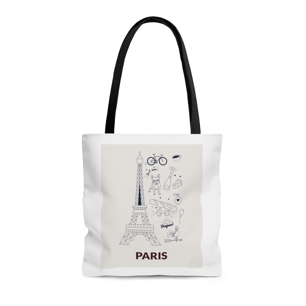 Quality Shopper Tote Paris Logo