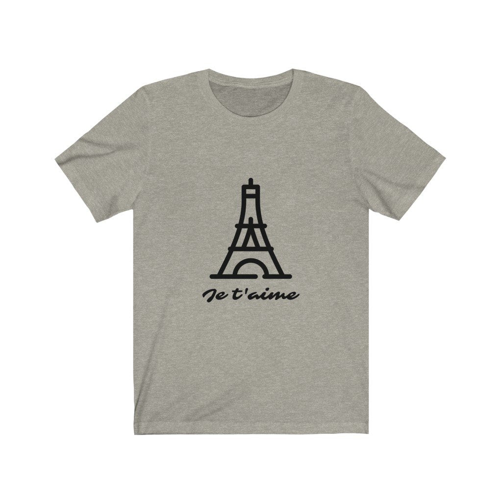 Womens Je T'aime Statement Cotton T-Shirt