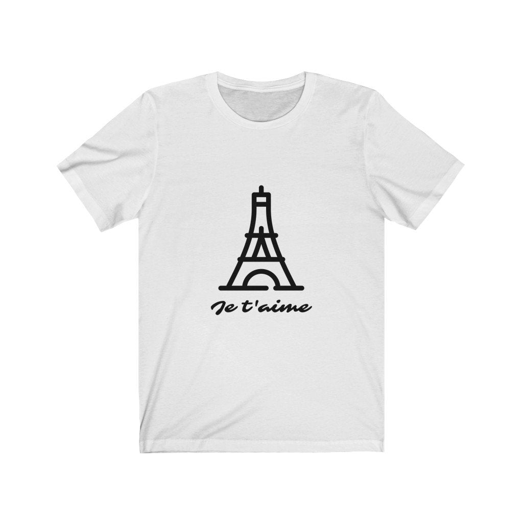 Womens Je T'aime Statement Cotton T-Shirt