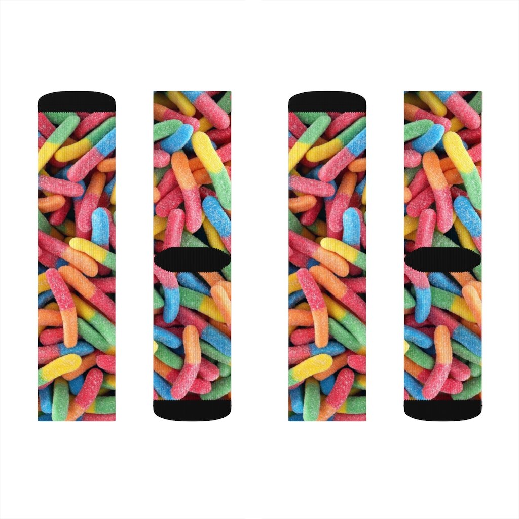 Gummy Candy Novelty Socks