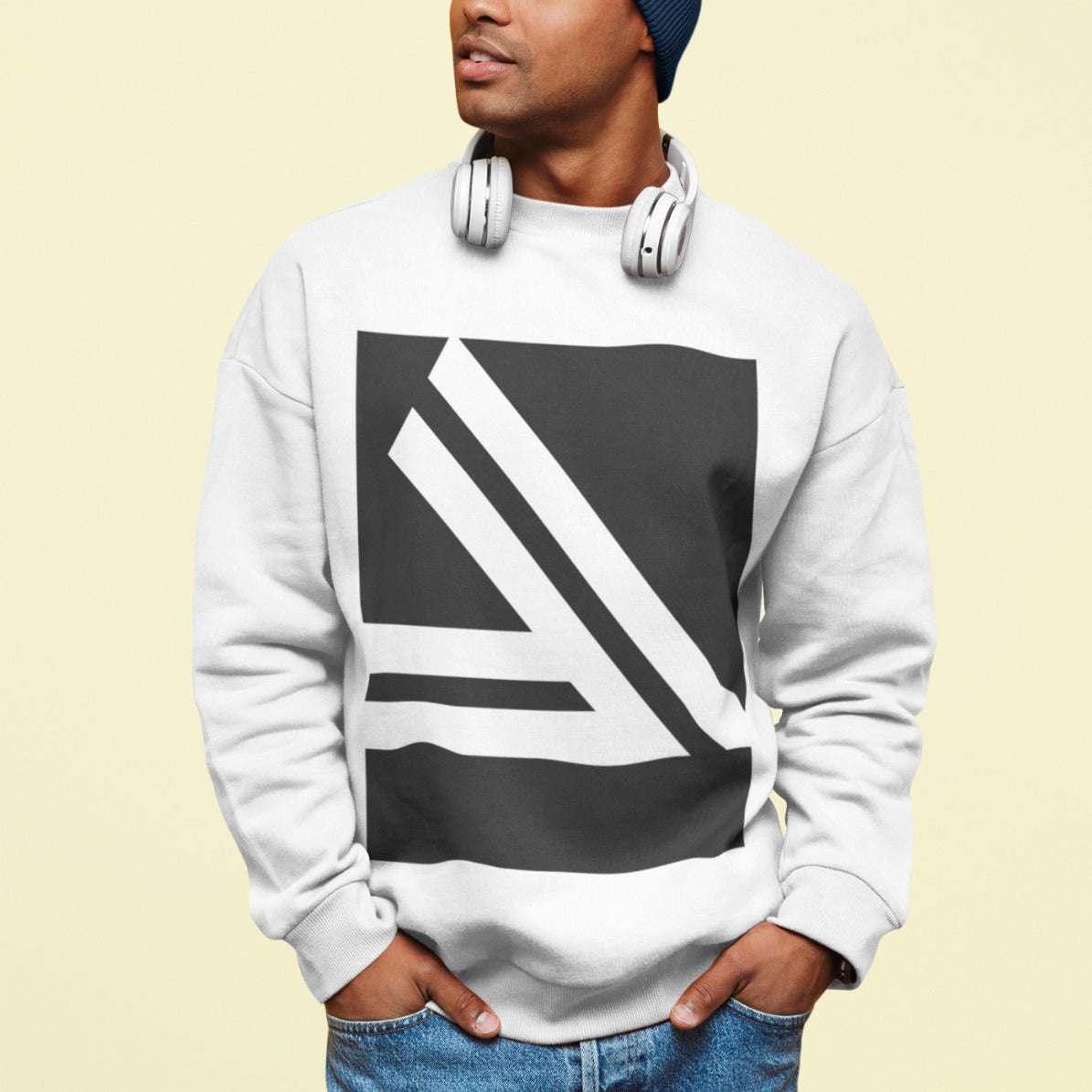 Men's Casual Street Style Crewneck Sweatshirt