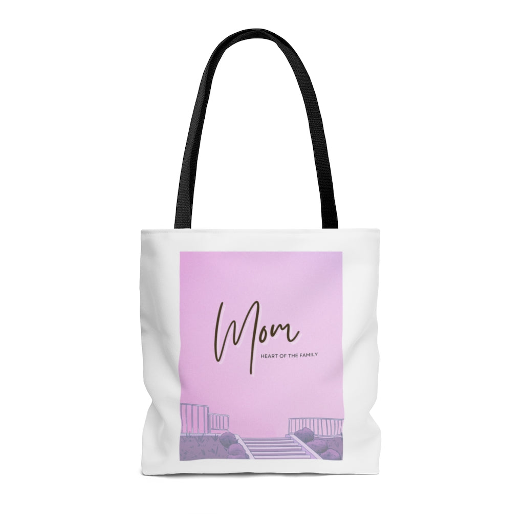 Beach Tote Mom is The Heart Of The Family Bag Medium