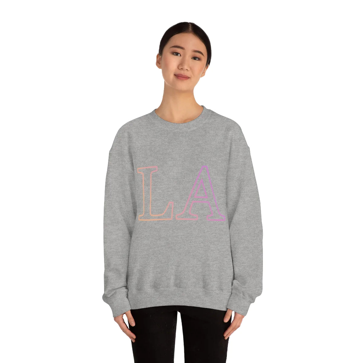 Womens LA Gradient Logo Sweatshirt