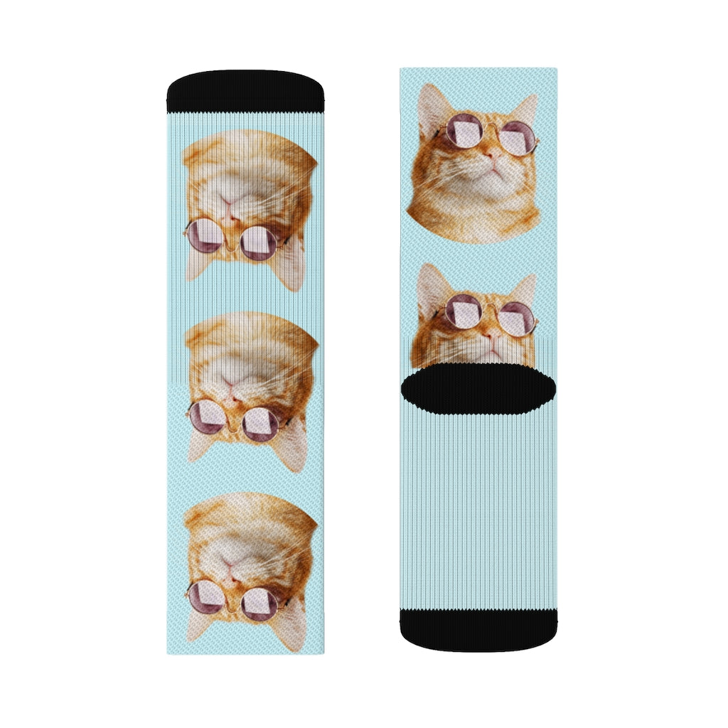 Cat with Sunglasses Socks