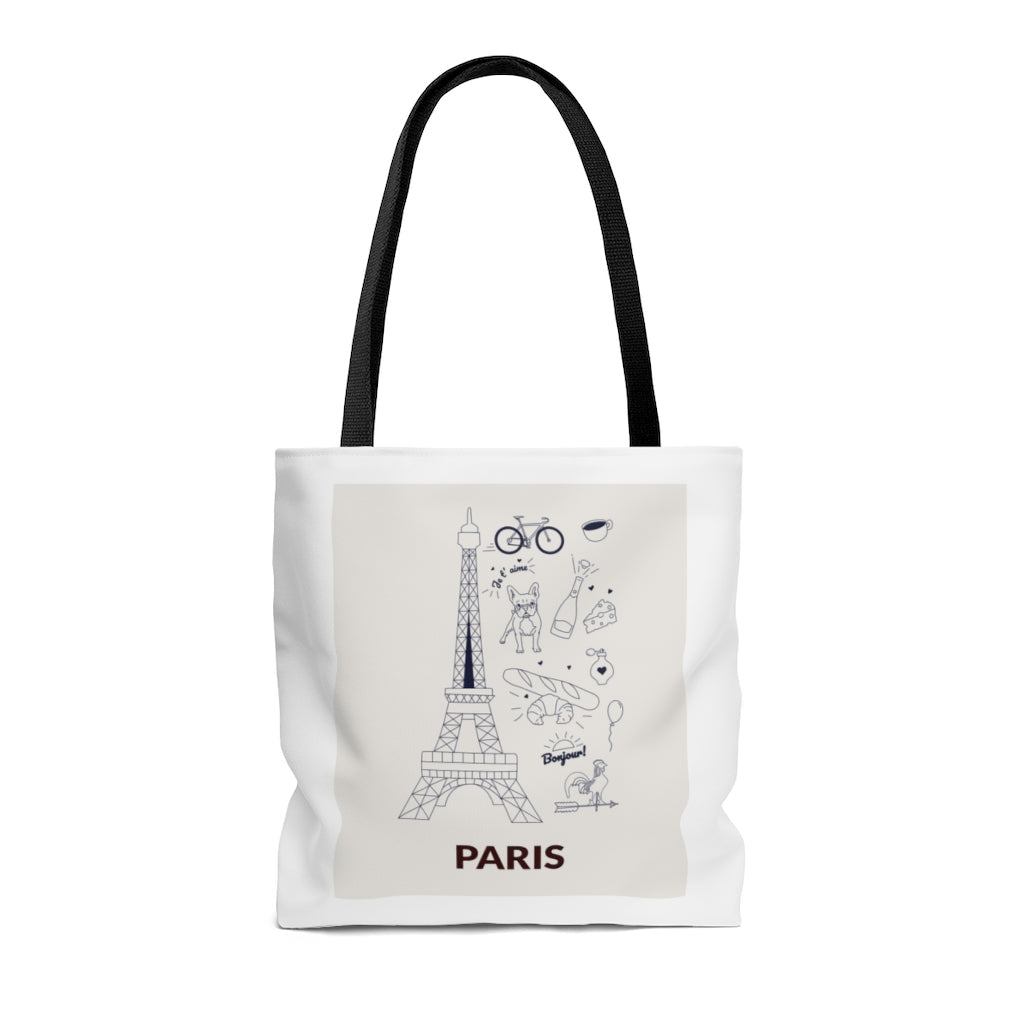 Quality Shopper Tote Paris Logo