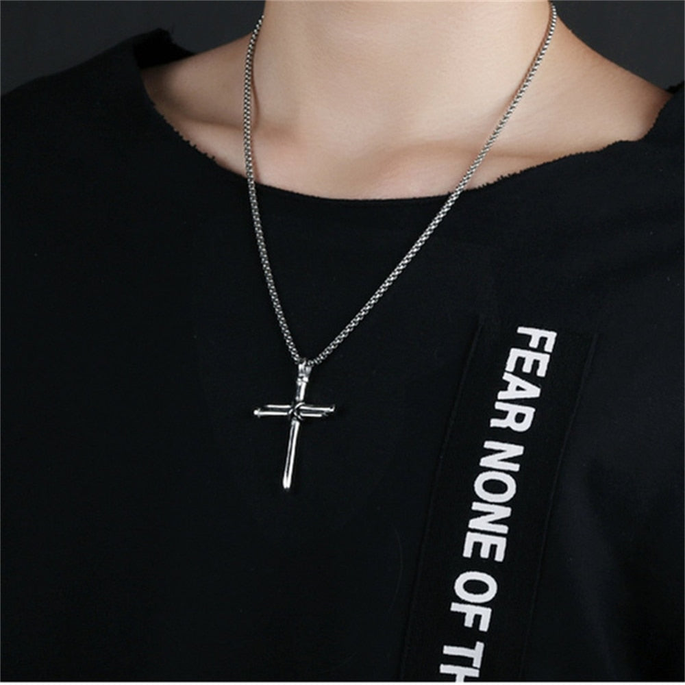 Nailed Cross Necklace