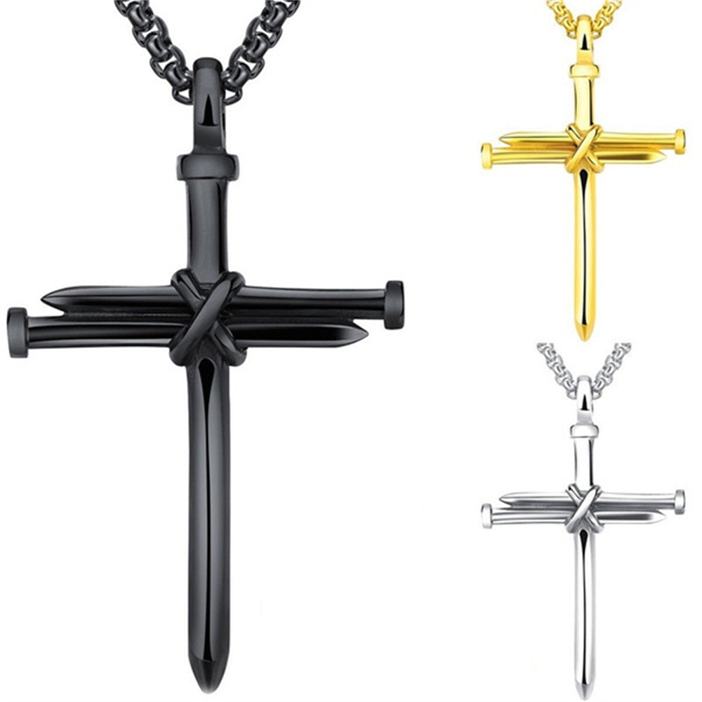 Nailed Cross Necklace