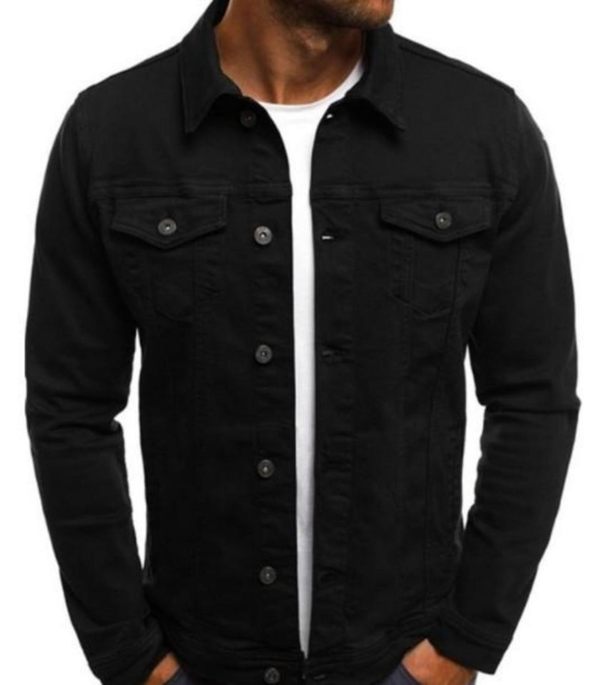 Mens Casual Utility Shirt Jacket