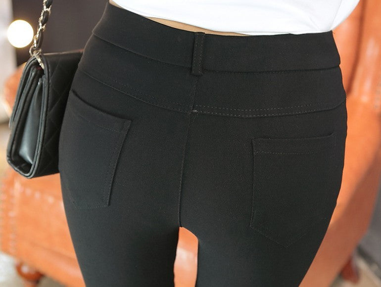 Womens Zipper Jeggings