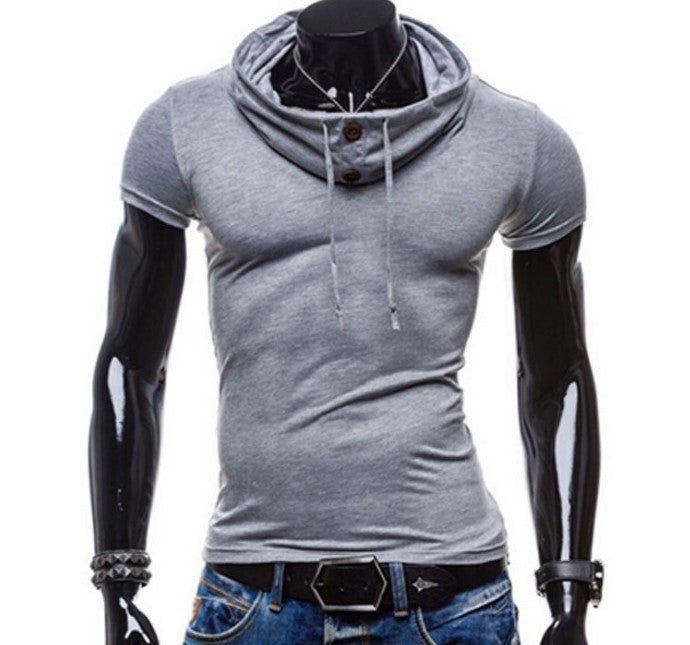 Men's Slim Fit Hoodie T Shirt - AmtifyDirect