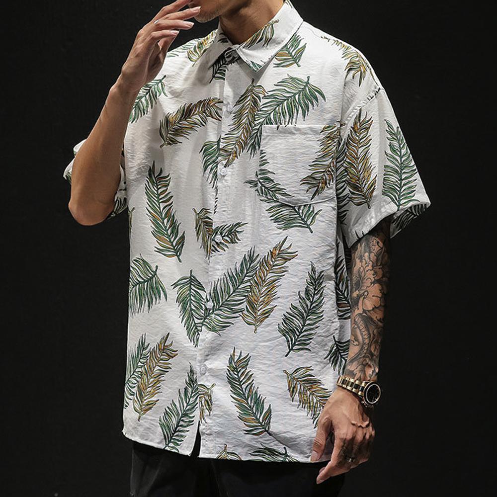 Shop Men's Short-Sleeve Palms Aloha Shirt