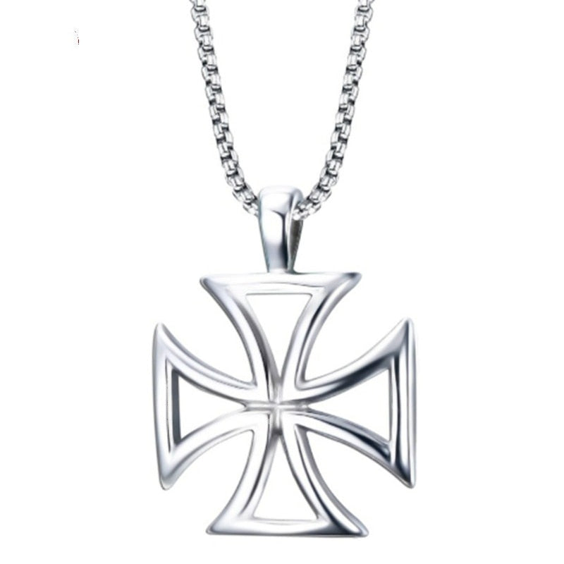 Square Cross Necklace