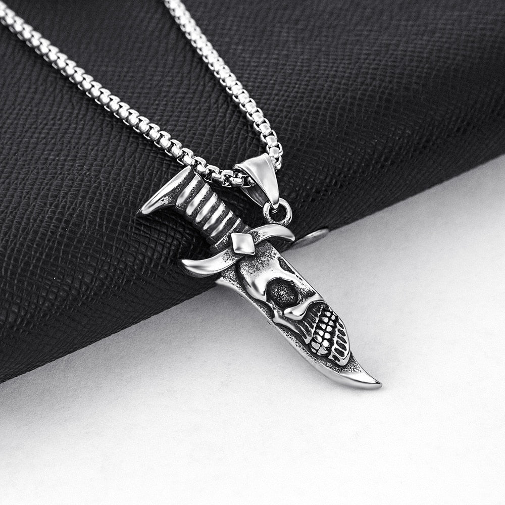 Gothic Skeleton SKull Theme Necklace