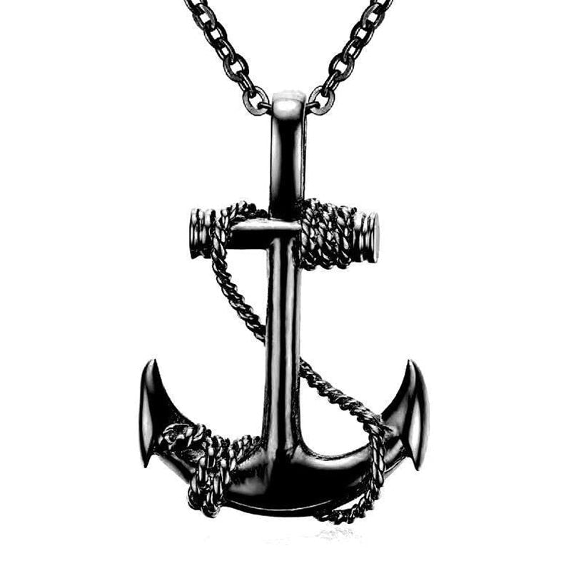 Anchor With Ropes Necklace