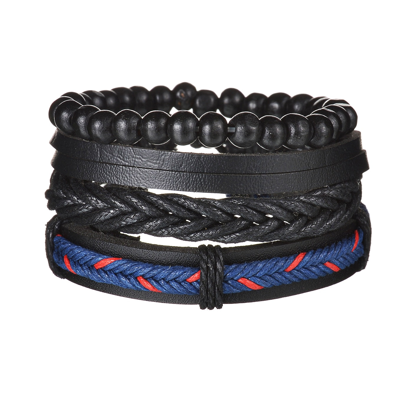 Mens Modern Multilayered Bracelet