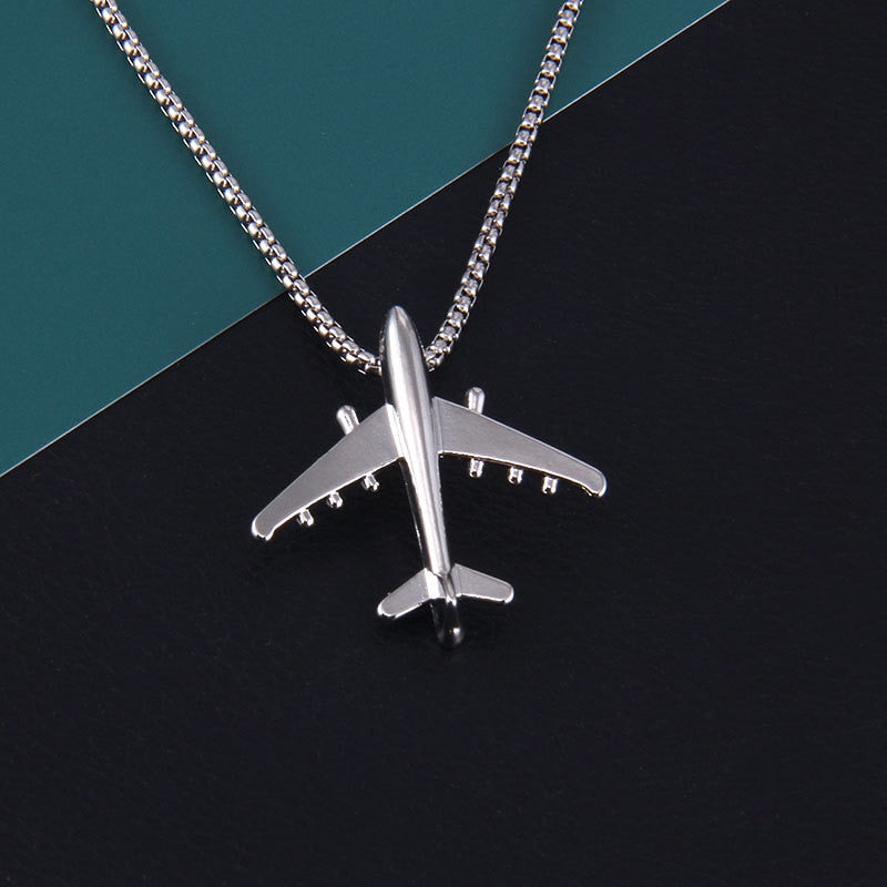 Unisex Airplane Necklace