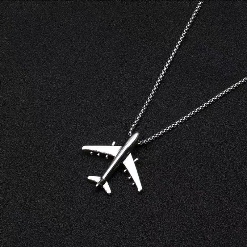 Unisex Airplane Necklace