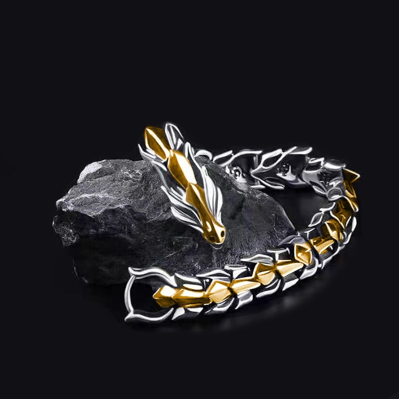 Plated Dragon Keel Bracelet