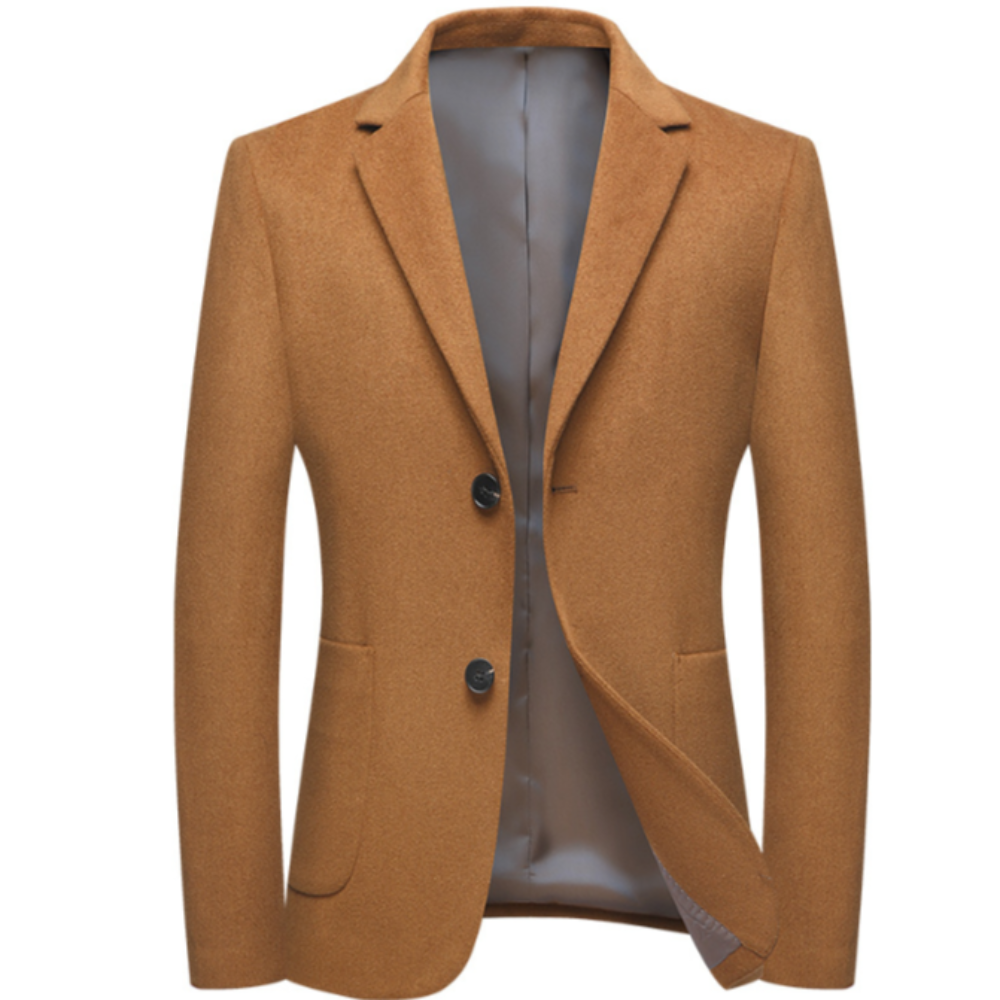 Mens Classy Single Breasted Woolen Blend Blazer