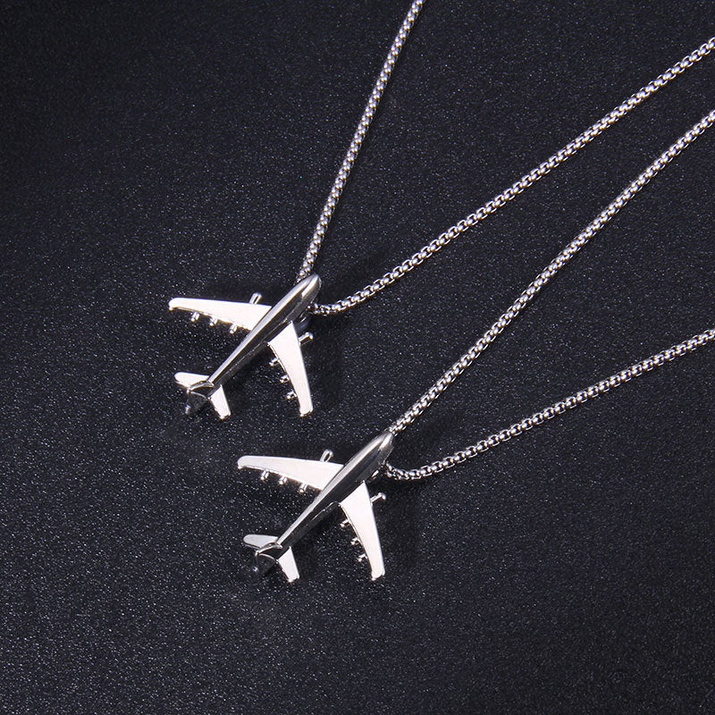 Unisex Airplane Necklace