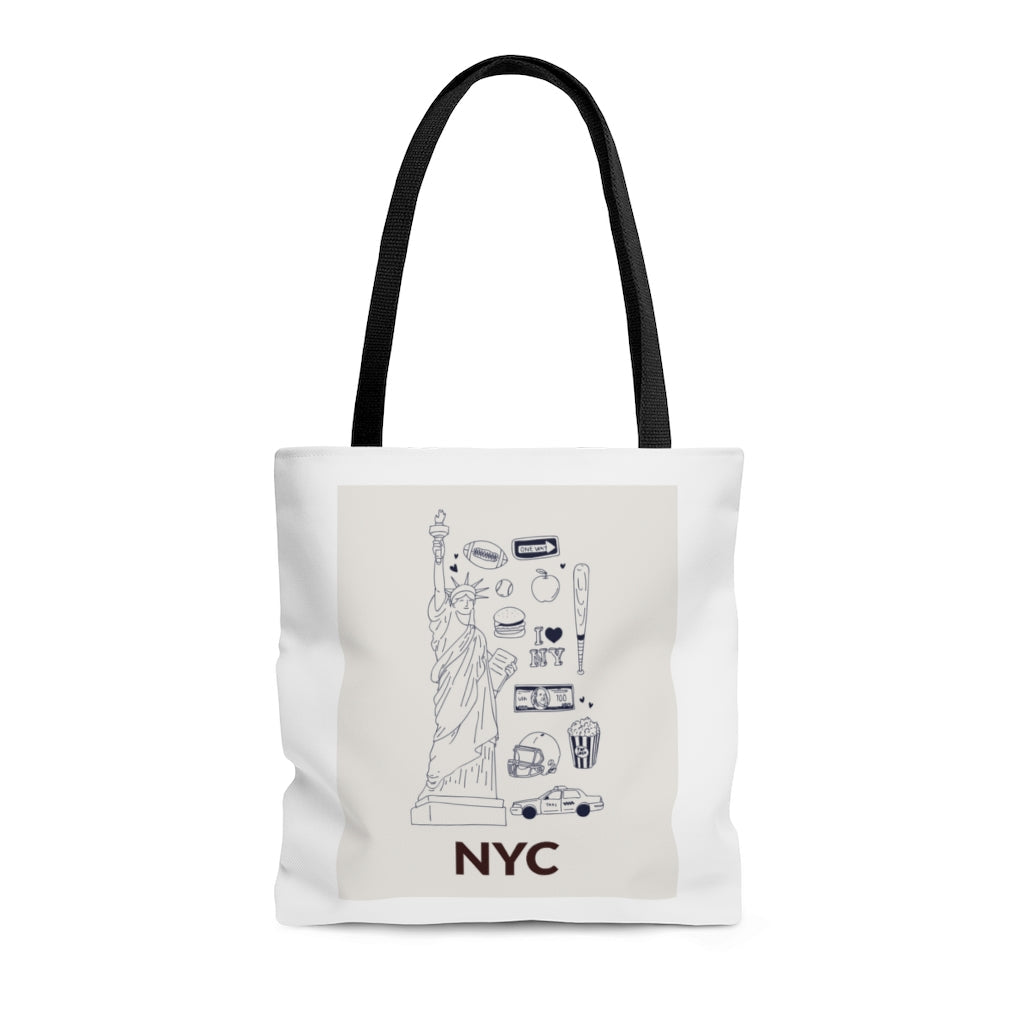 Quality Shopper Tote NYC Logo