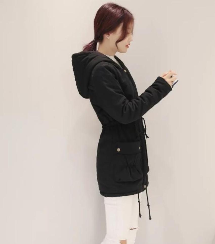 Womens Hooded Parka Jacket